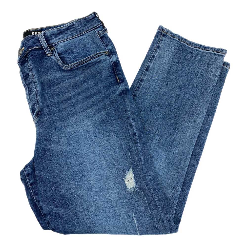 Kut from the Kloth Blue Medium Wash Straight Leg Jeans | Size 12